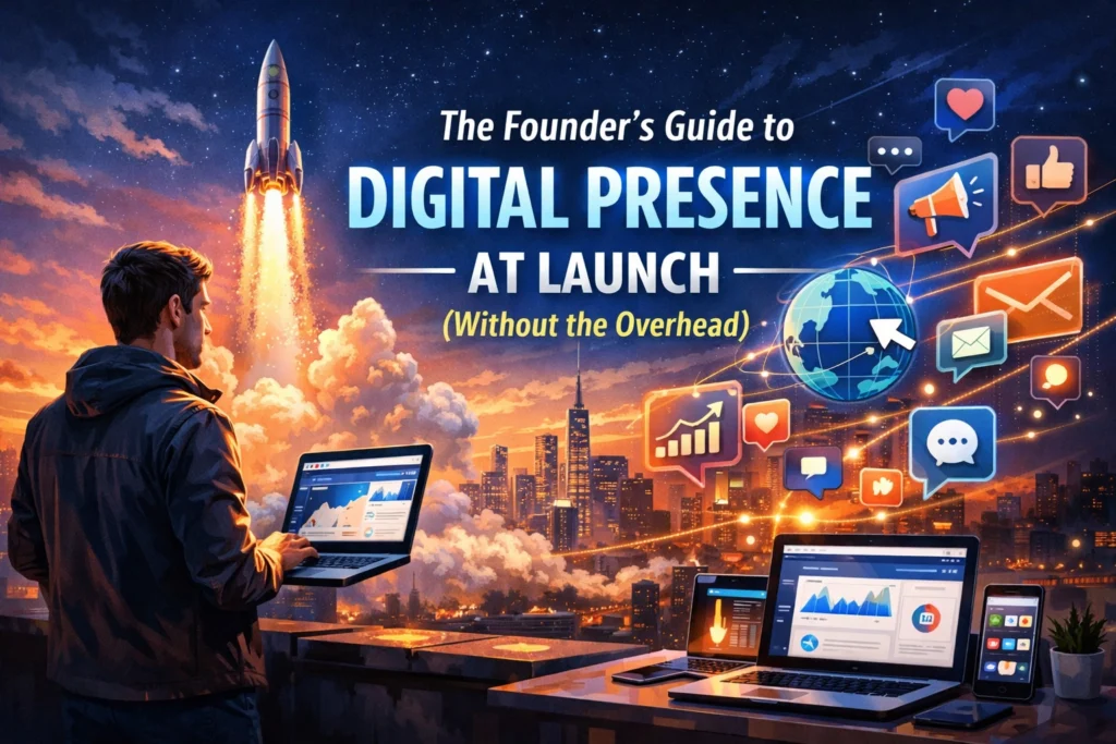 The Founder’s Guide to Digital Presence at Launch (Without the Overhead)