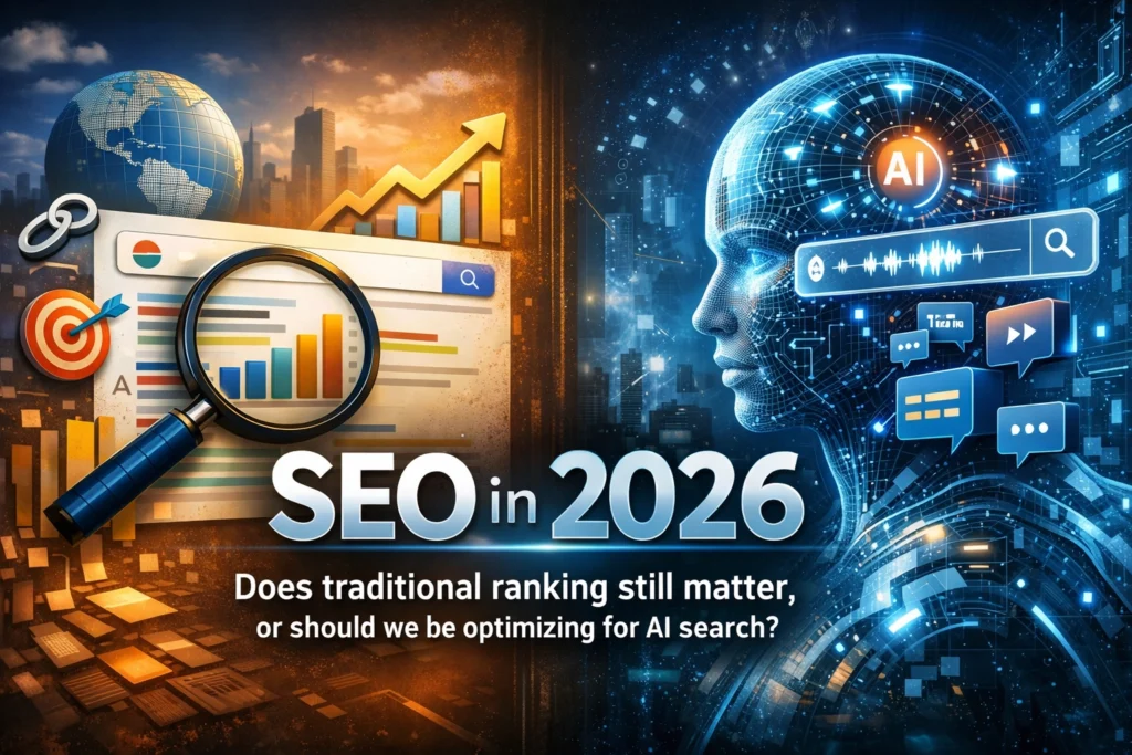 SEO in 2026: Does traditional ranking still matter, or should we be optimising for AI search?