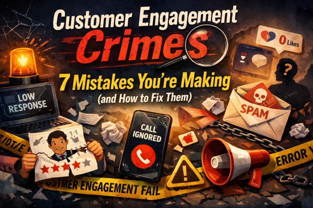 Customer Engagement Crimes: 7 Mistakes You’re Making (and How to Fix Them)